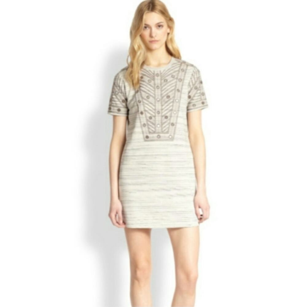 BCBGMAXAZRIA Ada Knit Shift Mini Dress
